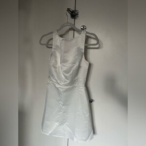 Reformation Zenni Satin White Dress